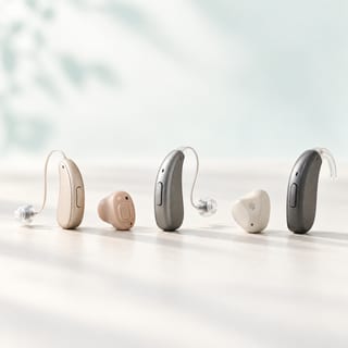 A thoughtfully selected range of modern hearing aids